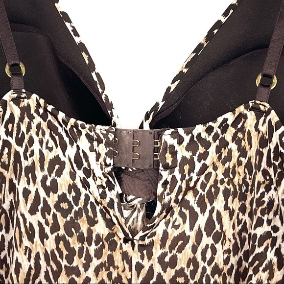 Euc-victoria Secret Very Sexy Leopard Plunging Push Up Bra CamisoleTop Size 34B - Picture 9 of 16